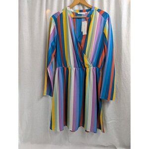 all in favor sasha ruched mini dress All In Favor Yellow Floral Sasha Ruched Mini Dress Size XL